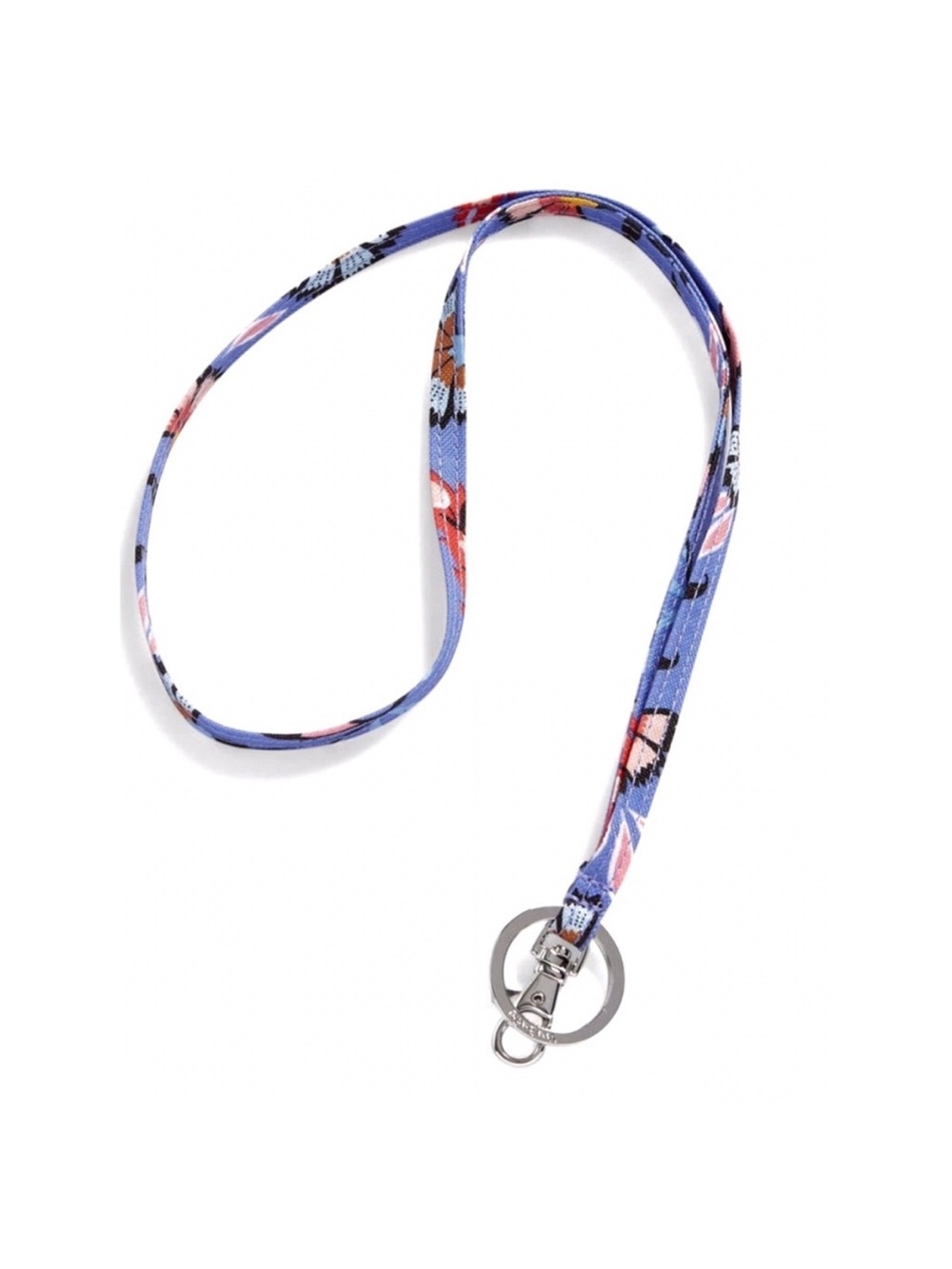 NWT Vera Bradley Lanyard in Lighten Up Mural Garden Purple Floral Print